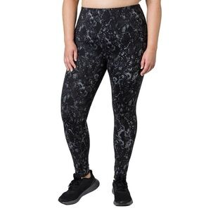 TUFF ATHLETICS Women's High Waisted Legging with Pockets Plus Size XL Flattering